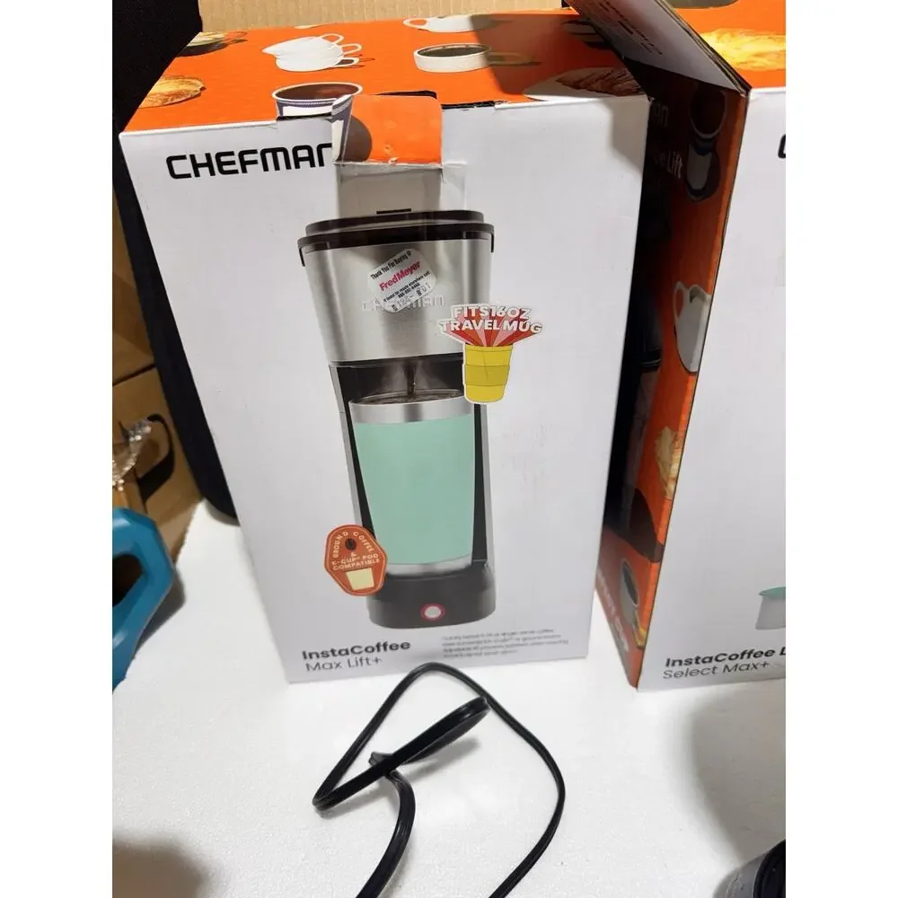 Chefman InstaCoffee Lift Select Max+ Single Serve Pod & Ground Coffee Maker